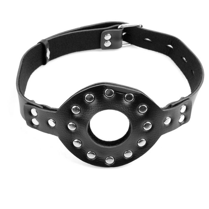 Gag con palla e dildo della serie Fetish Fantasy Series, dispositivo di costume BDSM nero e regolabile, visibile in primo piano