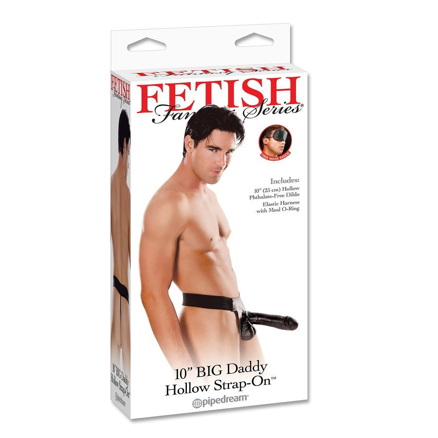Dildo strap-on della serie Fetish Fantasy, modello Dream Hollow, con cinturino regolabile e design realistico in silicone.