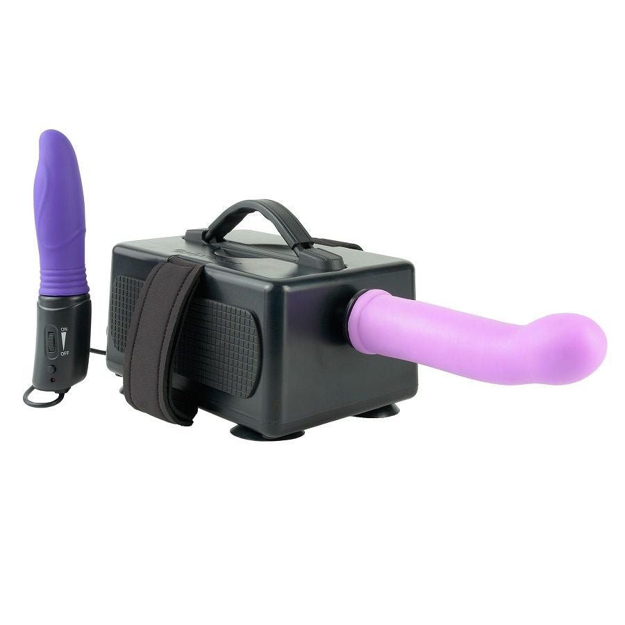 Macchina del sesso portatile della serie Fetish Fantasy, dispositivo compatto e discreto per piacere personale.