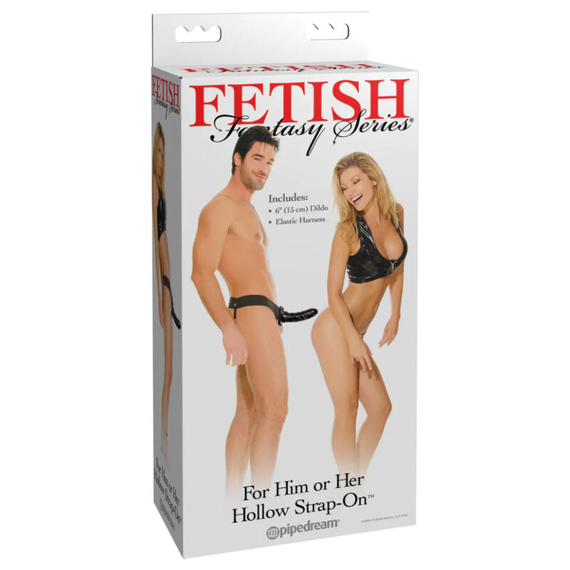 Cinturino con cavo della serie Black Dream di Fetish Fantasy Series, presenta cinturino nero in pelle con dettagli in metallo.