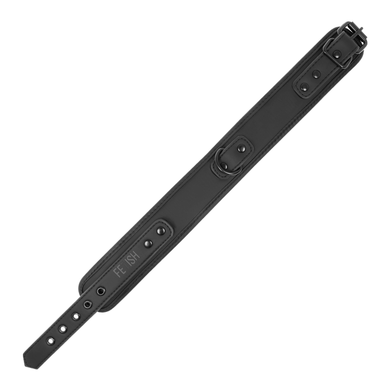 Collana a catena con fodera in neoprene della linea FETISH SUBMISSIVE BONDAGE, accessorio fetish BDSM resistente e confortevole