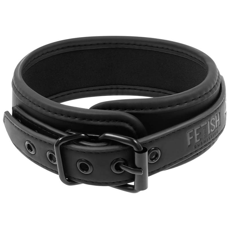 Collana a catena con fodera in neoprene di FETISH SUBMISSIVE BONDAGE, accessorio di bondage e sottomissione.