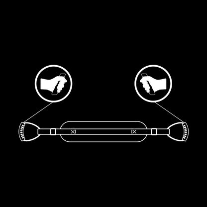 Pettorina Doggy Style FETISH SUBMISSIVE BONDAGE in neoprene, con design aperto e fodera morbida, ideale per giochi di sottomissione