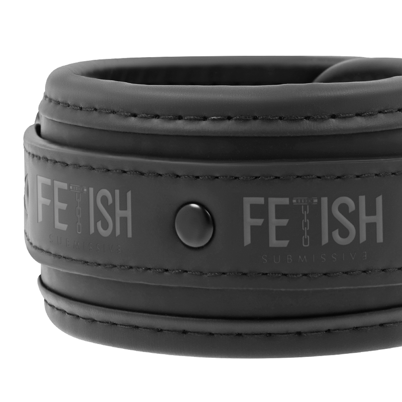 Set di cravatte da letto Fetish Submissive Bondage con fodera in neoprene, set di accessori BDSM in nero.