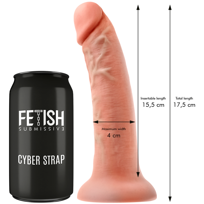 Imbragatura BDSM FETISH SUBMISSIVE CYBER STRAP con telecomando e tecnologia Dildo WatchMe S, dettagli in pelle nera e cinghie regolabili