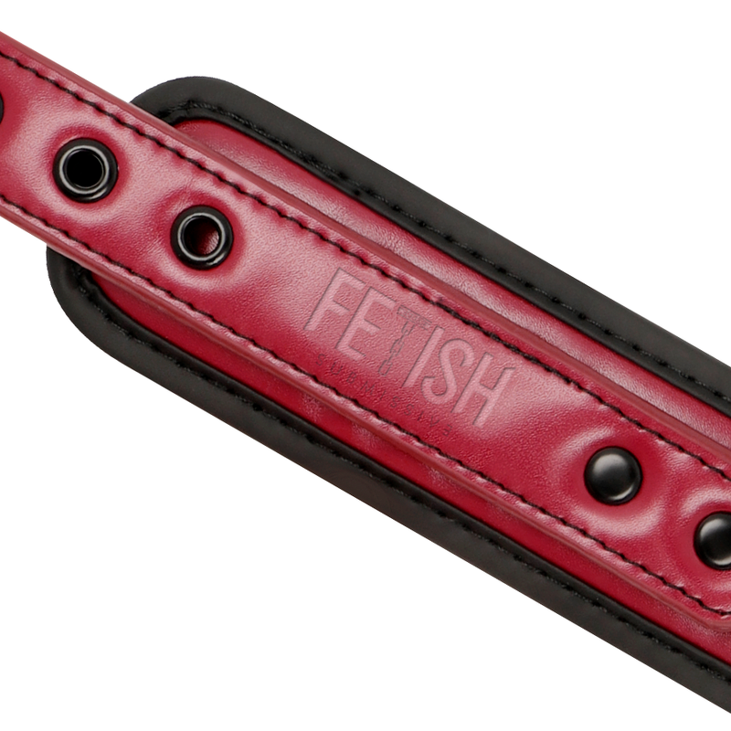 Collana a catena con fodera in neoprene di FETISH SUBMISSIVE DARK ROOM, accessorio BDSM per gioco di ruolo e sottomissione