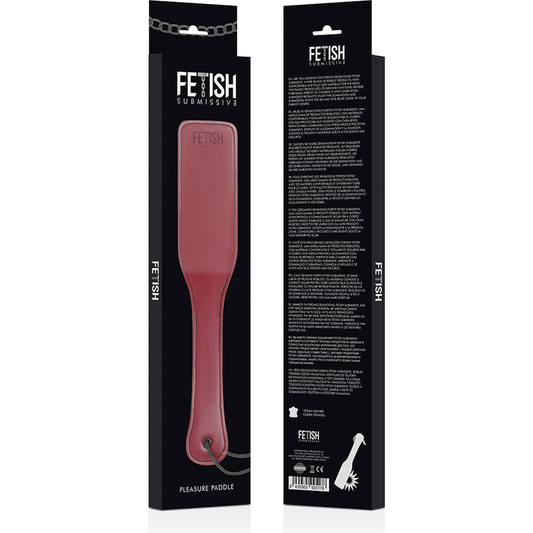 Frusta in pelle vegana FETISH SUBMISSIVE DARK ROOM, strumento di costrizione nero e robusto, per giochi BDSM e ruoli submissive.
