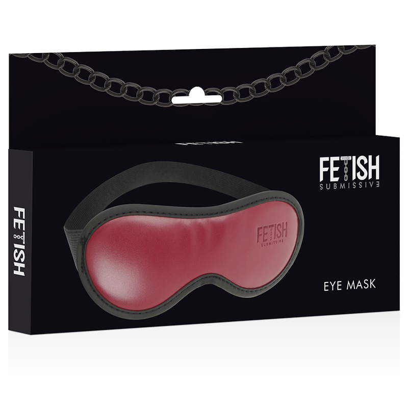 Maschera vegana in pelle con fodera in neoprene, per uso fetish submissive dark room, copre il volto con stile e comfort