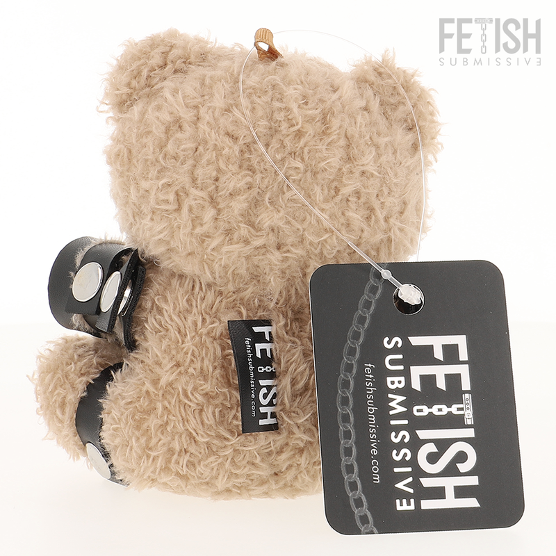 Orsetto Yogi Teddy Bear modello BDSM di FETISH SUBMISSIVE, con dettagli in stile fetish e materiali aderenti.