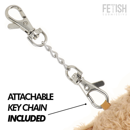 Orsetto Yogi Teddy Bear modello BDSM di FETISH SUBMISSIVE, con dettagli fetish e stile provocante, brand Rebel Toys.