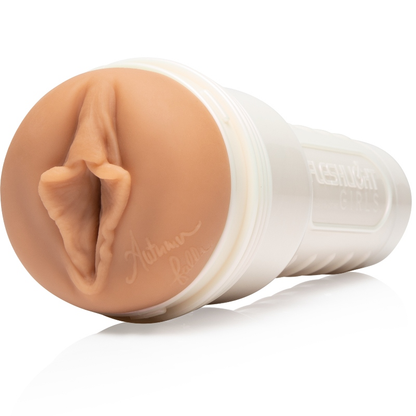 Fleshlight Girls Autumn Falls con crema a texture vaginale, lancio universale e lubrificante Aqua da 50 ml, dettagli visivi del prodotto
