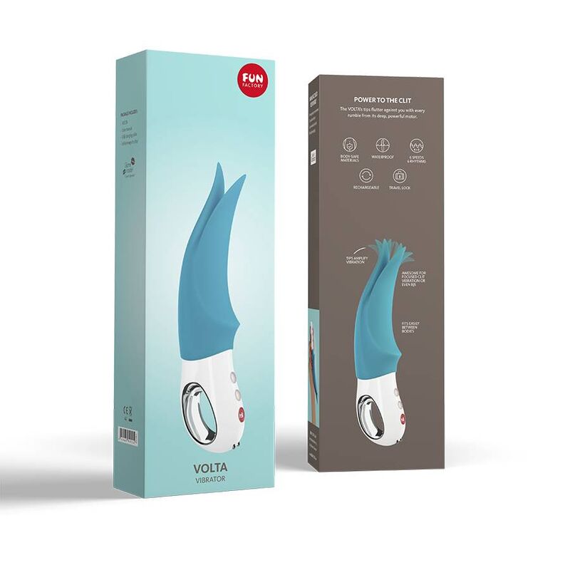 Vibratore clitoride Fun Factory Volt G5 Benzina con design ergonomico e superficie liscia, ideale per stimolazione precisa.