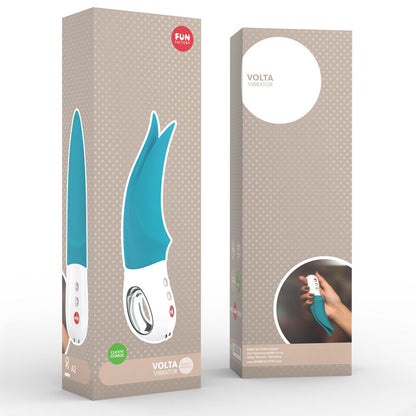 Vibratore clitoride Fun Factory Volta G5 Benzina, design ergonomico e dettagli colorati, perfetto per stimolazione precisa.