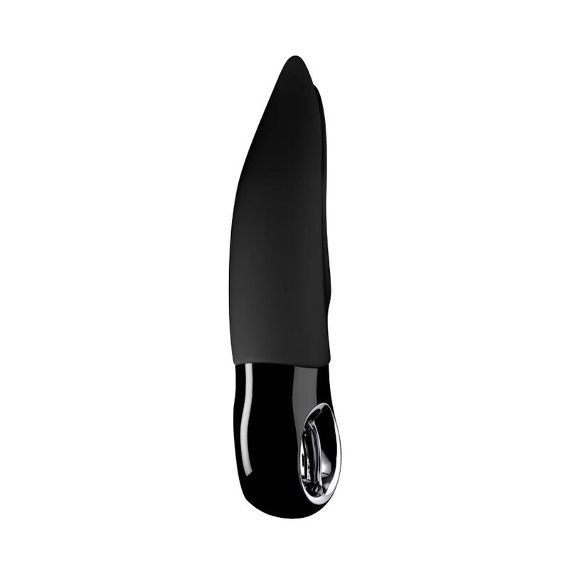 Vibratore clitorale Fun Factory Volta Linea Nera, design elegante e compatto, con superficie liscia e dettagli neri.