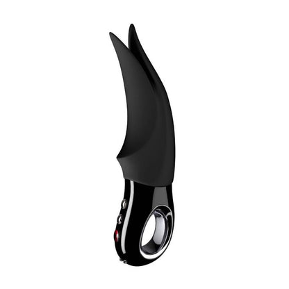 Vibratore clitoride Fun Factory Volta Linea Nera con design ergonomico e superficie liscia, in colore nero.
