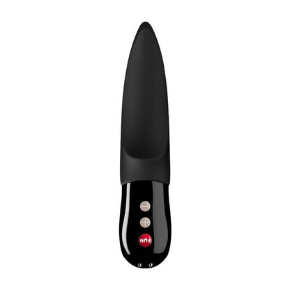 Vibratore clitorale Fun Factory Volta Linea Nera, design elegante nero, dettaglio in silicone morbido, ideale per stimolazione precisa.