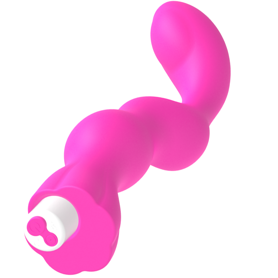 Vibratore rosa G-Spot George della marca G-SPOT, con forma ergonomica e superficie liscia, visibile in primo piano.