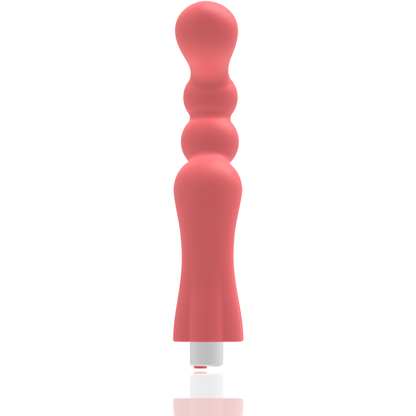 Vibratore G-SPOT Gohan G-SPOT rosso chiaro, design ergonomico e dettagliato, ideale per stimolazione del punto G.