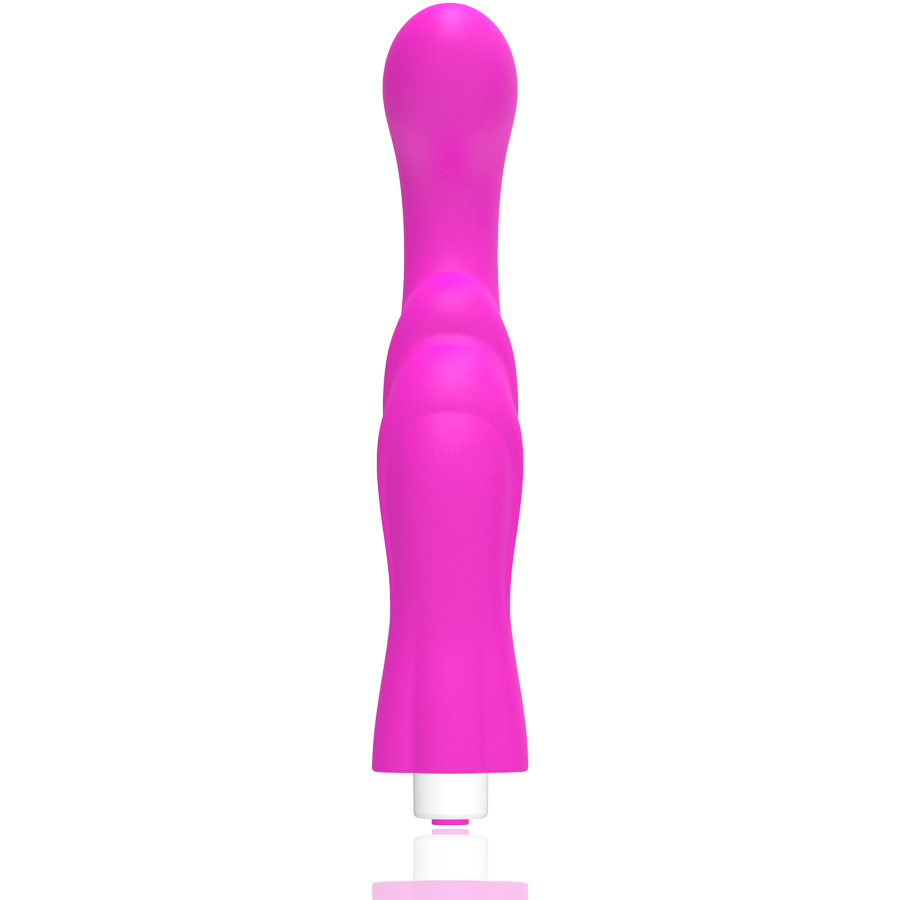 Vibratore G-SPOT Gregory Viola G-SPOT, forma ergonomica e dettagli colorati, realizzato in silicone morbido e sicuro per il corpo.