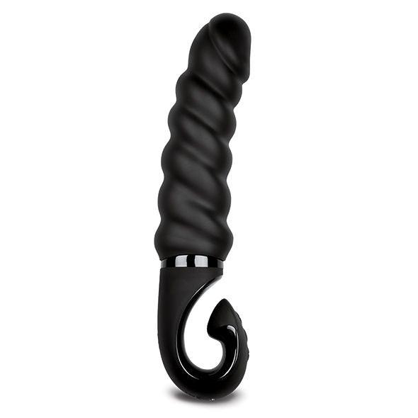 Dildo vibrante nero G-JACK 2 di G-VIBE, con design realistico e stimolante per piacere.