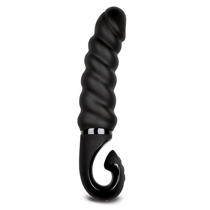 Dildo vibrante nero G-JACK 2 di G-VIBE, con design realistico e stimolante per piacere.