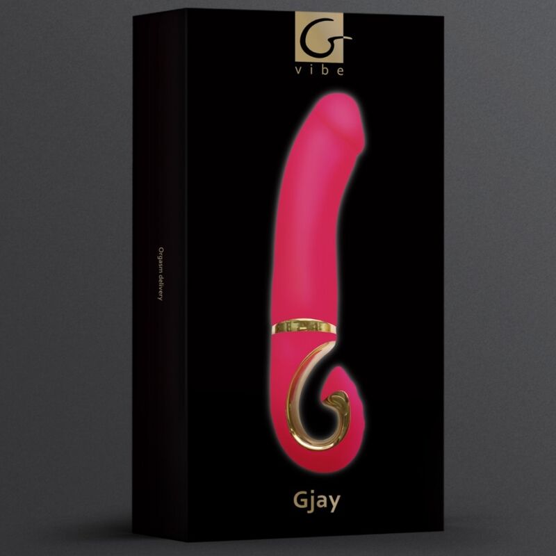 Vibratore rosa neon G-Jay di G-VIBE, design liscio e compatto, ideale per stimolazione e piacere personale.