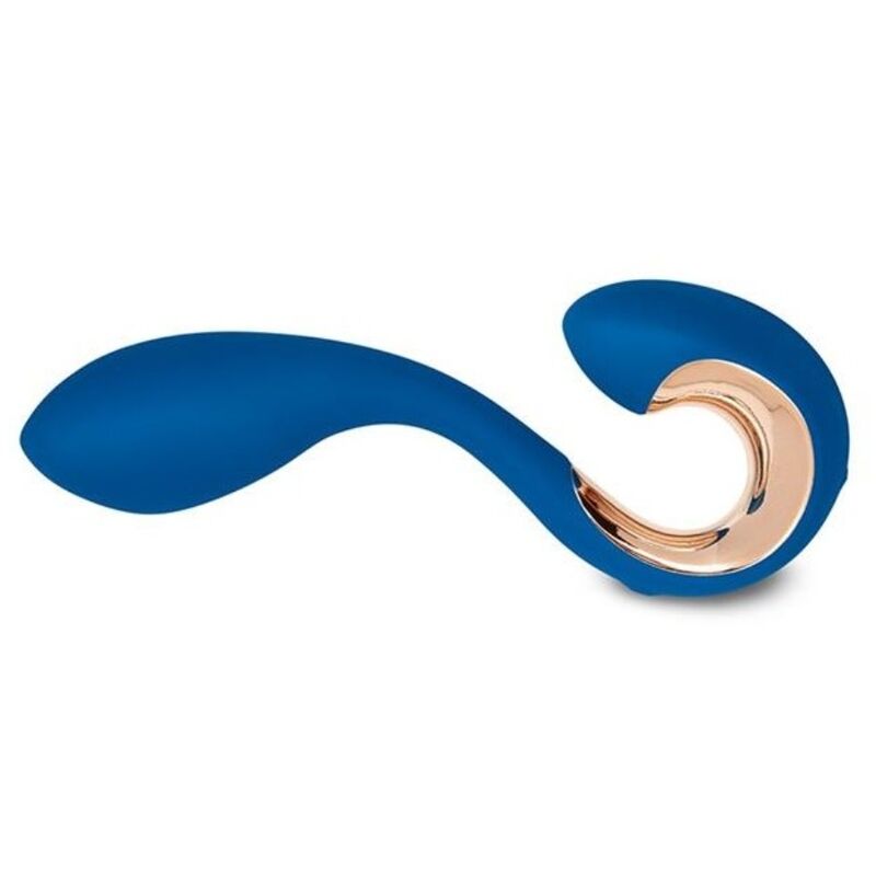 Vibratore G-VIBE GPOP 2 per punti G e P, colore blu indigo, con design ergonomico e superficie liscia.