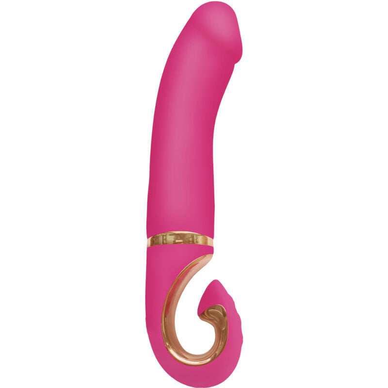 Vibratore G-VIBE G-Jay Mini in silicone rosa, compatto e ergonomico, ideale per stimolazione g-spot e piacere personale.