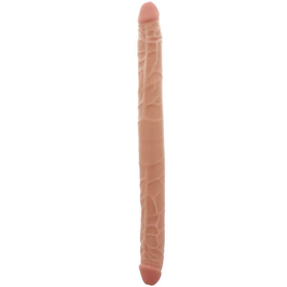 Doppio dong in pelle di 40 cm del marchio GET REAL, figura realistica e dettagliata, perfetta per l'intrattenimento e il divertimento