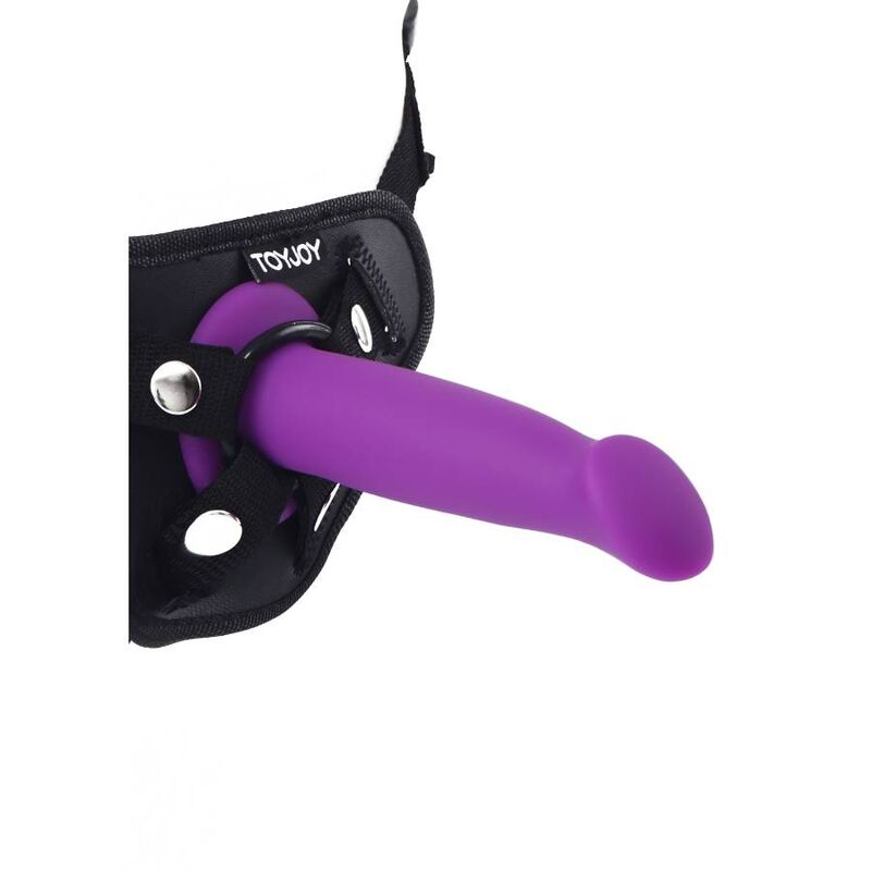 Dildo viola GET REAL GOODHEAD DONG di 12 cm con dettagli realistici, visibile in un'immagine ravvicinata.