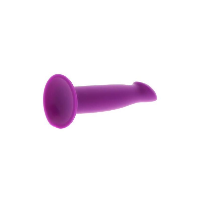 Dildo viola GET REAL GOODHEAD DONG di 12 cm, dettagli realistici, morbido e anatomico, per uso personale.