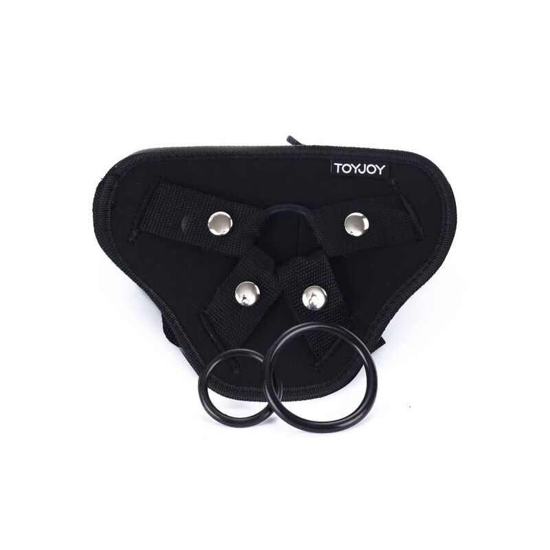 Imbracatura deluxe GET REAL con cinturino nero, resistente e comoda, ideale per attività di sicurezza e sport all'aperto.