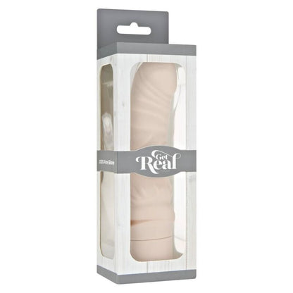 Inserto vibrante G-Spot GET REAL MINI CLASSIC PELLE, design compatto in pelle colorata, per stimolazione precisa e piacevole.