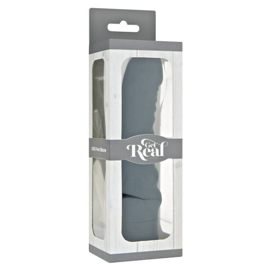 Vibratore classico G-spot nero GET REAL, piccolo e maneggevole, ideale per stimolazione interna e punti erogeni.
