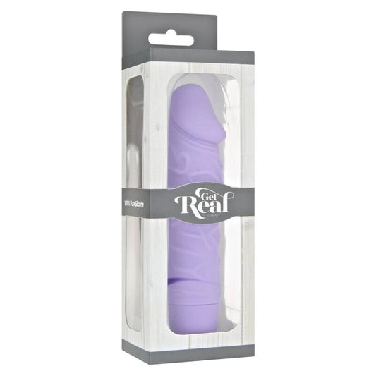 Mini vibratore classico color viola GET REAL, forma compatta e design elegante, ideale per stimolazione personale.