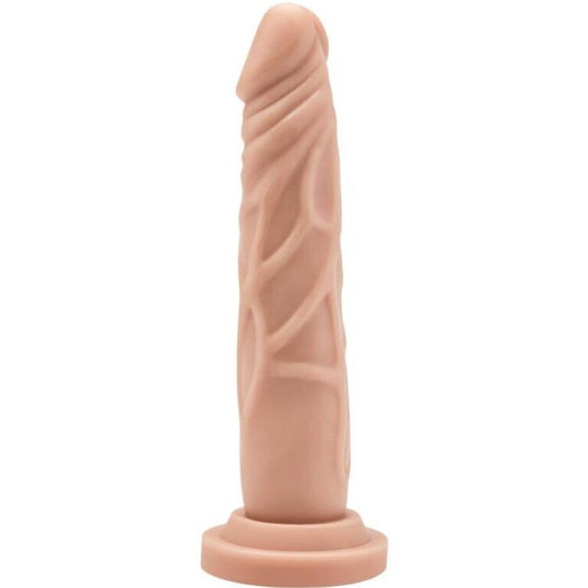 Realistica pelle dong lunga 18 cm di GET REAL, visibile con dettagli e texture su superficie in questa immagine.