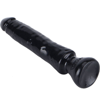 Finitura nera del dildo starter GET REAL lungo 16 cm, realizzato in materiale realistico e morbido, visibile nell'immagine.