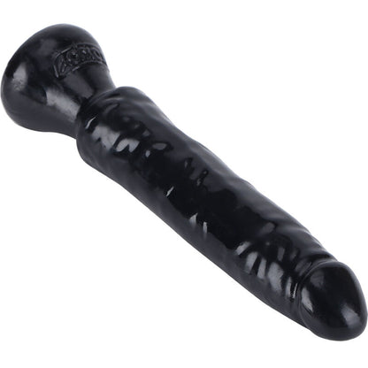 Dildo nero da 16 cm della linea GET REAL - STARTER DONG, morbido e realistico, visibile in immagine.
