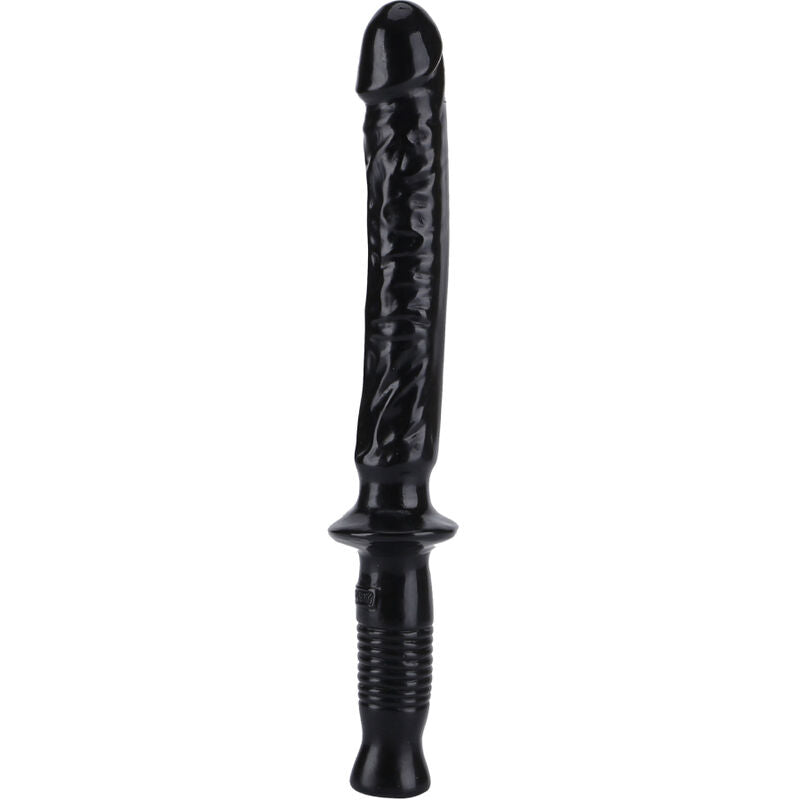 Manhandler nero GET REAL, manico e struttura in metallo robusti, lunghezza 38 cm, design ergonomico e resistente.