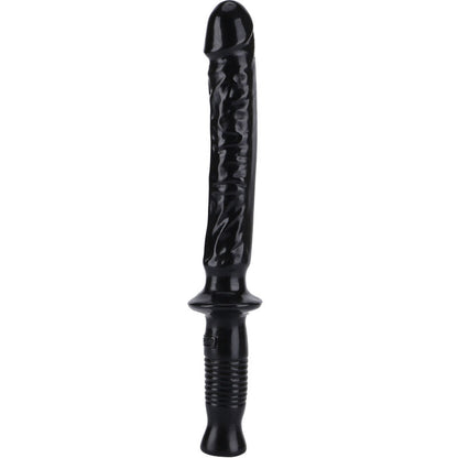 Manhandler nero GET REAL, manico e struttura in metallo robusti, lunghezza 38 cm, design ergonomico e resistente.