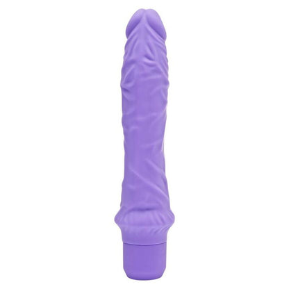 Vibratore classico grande GET REAL di colore viola, visibile in primo piano su sfondo neutro.