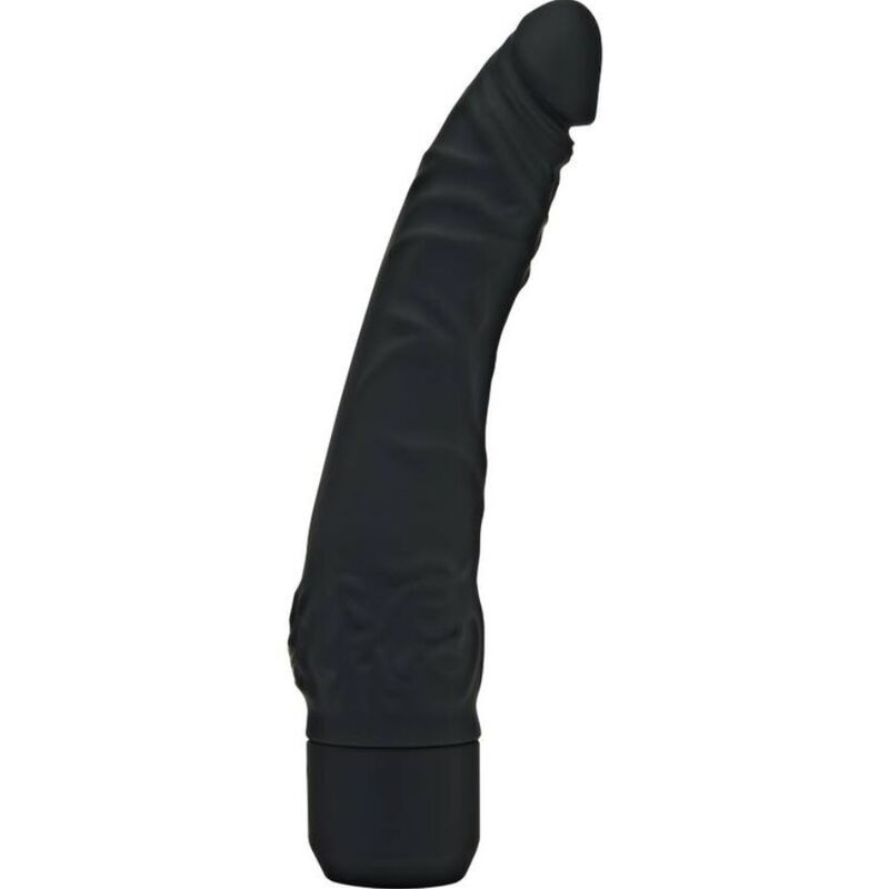 Vibratore classico slim nero GET REAL, dispositivo di piacere con design sottile e elegante, visibile in immagine.