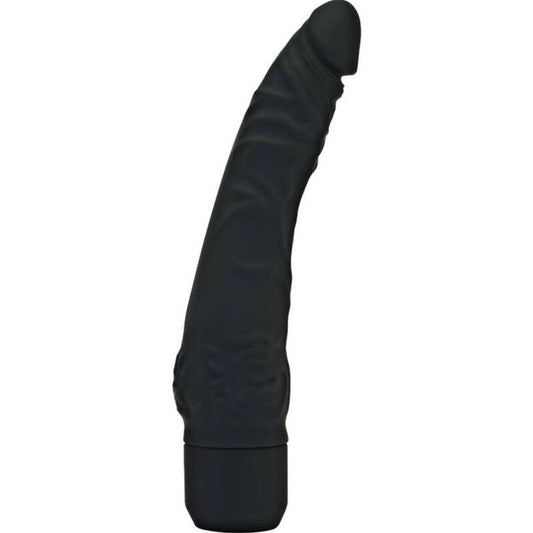 Vibratore classico slim nero GET REAL, dispositivo di piacere con design sottile e elegante, visibile in immagine.