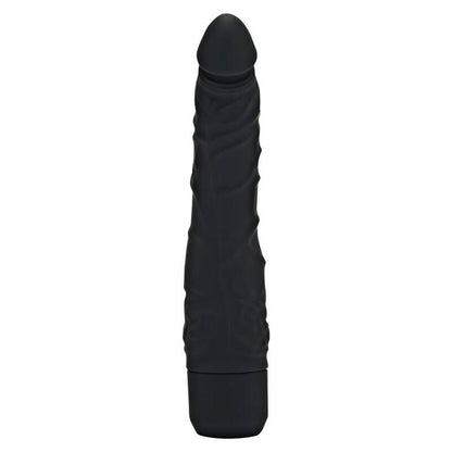 Vibratore classico slim nero GET REAL, con forma ergonomica e superficie liscia, ideale per stimolazione e piacere personale.