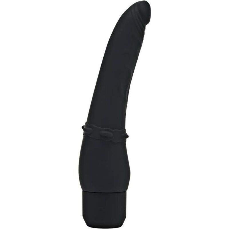 Vibratore classico nero GET REAL, superficie liscia e semplice, ideale per stimolazione e piacere personale.