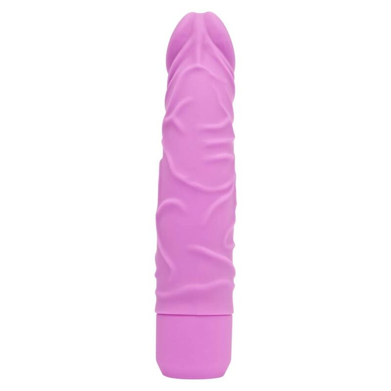 Vibratore rosa originale classico GET REAL, con forma ergonomica e dettagli realistici, ideale per piacere personale.