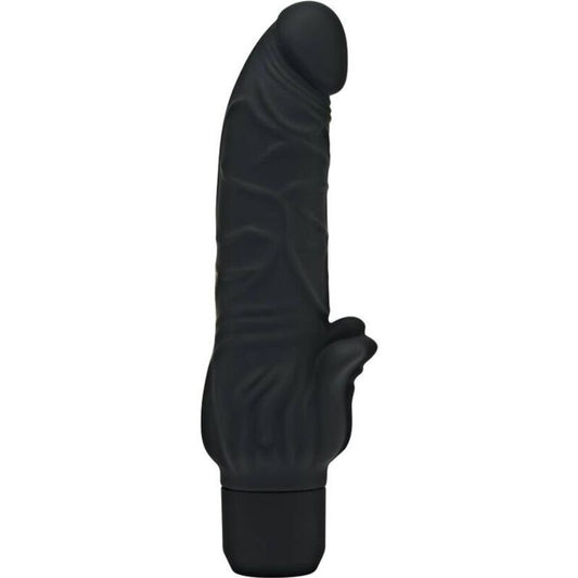 Vibratore stimolante classico nero GET REAL, design elegante e compatto, ideale per piacere personale, visibile in immagine.