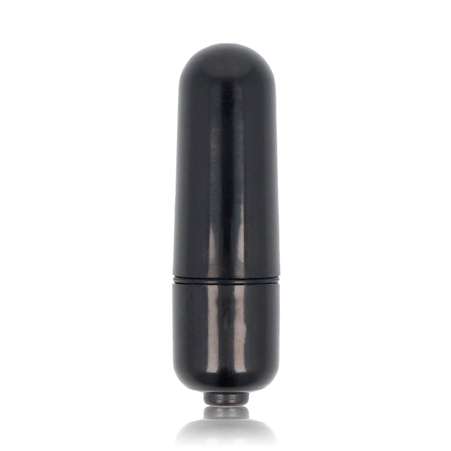 Vibe piccolo nero GLOSSY, bullet vibrator compatto e elegante, con superficie lucida e design discreto.