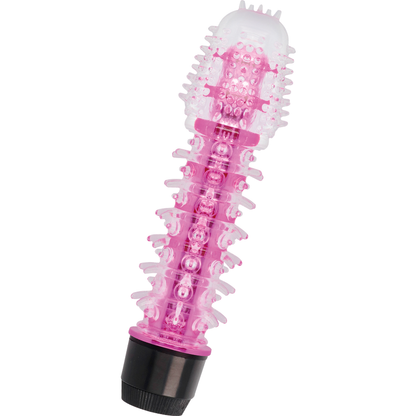 Vibratore rosa GLOSSY Axel con finitura lucida, design ergonomico e superficie liscia, ideale per stimolazione sensuale