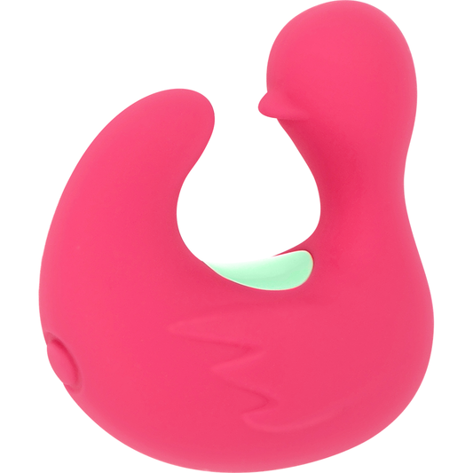 Stimolatore in silicone ricaricabile HAPPY LOKY DITO, design a forma di paperella, con superficie liscia e dettagli realistici.